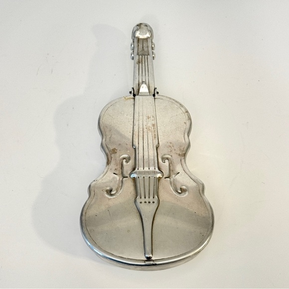 Vintage Mount Vernon Ware - Aluminum Violin Silent Butler - Picture 3 of 10